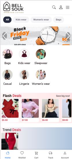 E-commerce project product page